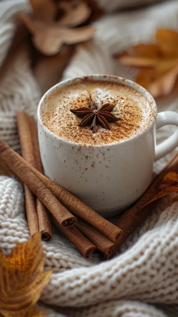 🍁 Wake Up Right_ A Latte with Cinnamon Sticks to Start Your Day 🍂.webp