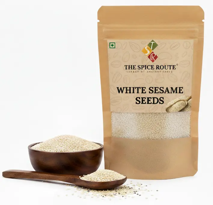 [TSR-WH SES-100] White Sesame Seeds (100gm)